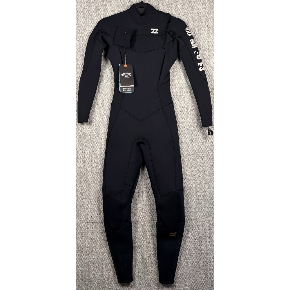 Billabong Synergy Natural 3/2 Chest Zip Full Wetsuit Womens S USA 4 NWT Surf